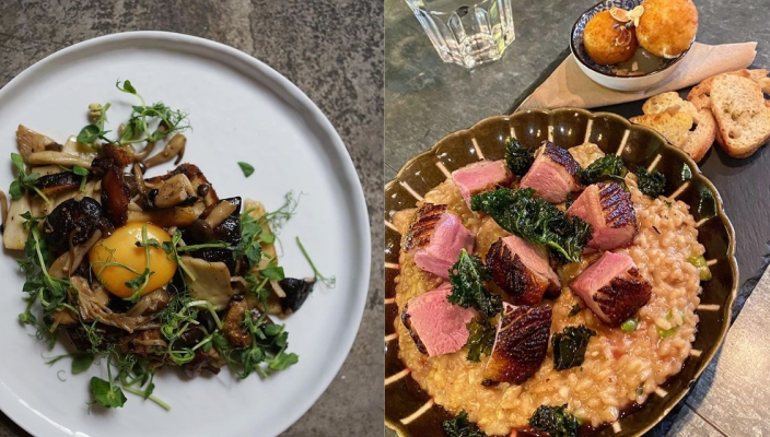 與此同時，高級法國餐廳都會為客人提供由餐廳方面搭配的芝士拼盤，一般而言會由不同種類的軟芝士以及硬芝士組成。至於 La Cabane Wine Bistro，則可以讓你和伴侶自由搭配芝士的種類，籍此配合